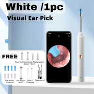 Version3 HD Camera Ear Pick Wax Cleaning Scoop Smart Otoscope Video LED Light Electric Soft Baby Kor