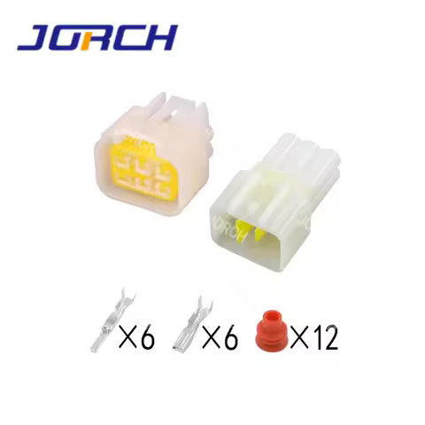 6 pin Furukawa female/male waterproof RFW 090 waterproof auto connector FW-C-6M-B FW-C-6F-B DJ7061Y-