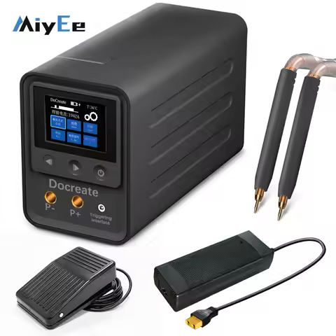Docreate-705 0.6mm Spot Welding Machine 10A Fast Charging Spot Welder with 2.4-inch HD Screen