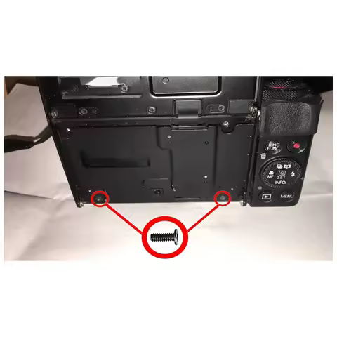 2 Pcs for Canon Powershot G7X, G7X Mark II G7X2 LCD Screen Display Fixed Holder Flip Screw with Scre