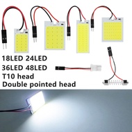 Universal Car Interior LED Light 12V Roof COB Dome Lamp with T10 Festoon Adapter