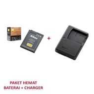 Nikon Aw100/Aw110 Camera Battery Charger and Camera Battery