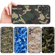 Soft phone case for Samsung Galaxy A52 A52S A23 5G A13 4G A33 A53 A72 A73 A32 SX30 military camoufla