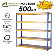Comfort Haven Furniture Co. Adjustable Boltless Heavy Duty Rack 3-5 Layer 120-210(H) 仓储用木板储物架