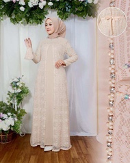 Gamis Brukat Ainun| Gamis Terbaru| Gamis Pesta| Gamis Kondangan| Gamis Jumbo| Gamis Wisuda| Gamis Pa
