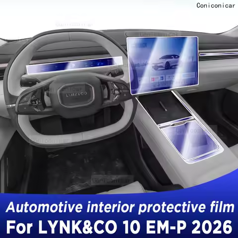 TPU Car Dashboard Gps Navigation Screen Film Protective Sticker for LYNK&CO 10 EM-P 2026 Anti-scratc
