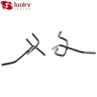 LUOLRV Display Hooks, Silver Pegboard Hooks, Peg Board Asseccories Retail Shop Peg