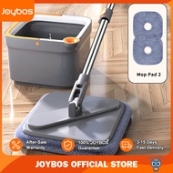 Joybos Spin Mop พร้อมถังแฮนด์ฟรี Lazy Squeeze Mop อัตโนมัติ Magic Floor Mop ทำความสะอาดตัวเอง Nano ผ้าไมโครไฟเบอร์ Square Mop