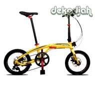 SEPEDA LIPAT FOLDING BIKE PACIFIC NORIS 2.2 SR 20" 9SP REM HIDROLIS BONUS HELM