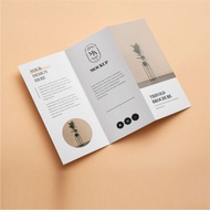 500pcs A4 A5 Flyer Printing Tri-fold brochure printing