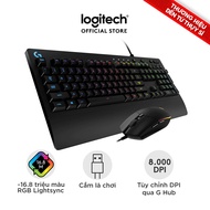 Logitech G213 Gaming Keyboard and Logitech G203 Gaming Mouse Combo - RGB customization, G HUB connec