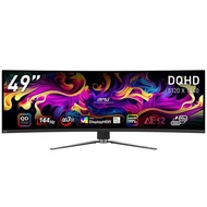 スーパーウルトラワイド湾曲ゲーミングモニター MSI MPG 491CQP QD-OLED 49インチ DQHD 144Hz 0.03ms(GTG) QD-OLED 最大輝度1,000 アンチフリッカ