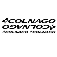 Colnago new font 4 pcs new vinyl cut out cycling bicycle colnago logo sticker road bike frame basika