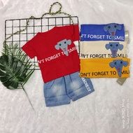 SIC032//don't forget smile import elephant suit 6 months - 4 years
