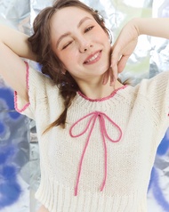 GLOSSIBLE.CO MARYJANE KNIT CROP (New arrival)