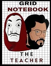 Grid notebook: squared notebook Grid Notebook, Grid, 105 Sheets (Large, 8.5 x 11)