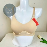 Áo ngực bigsize không gọng cup C áo lót su mát mịn Thái Lan không đệm không viền Bee Ná A28 Sinny
