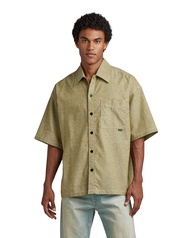 Men's One Pocket Short Sleeve Boxy Shirt