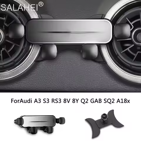 Gravity Car Mobile Phone Holder For Audi A3 S3 RS3 8V 8P Q2 GAB SQ2 A1 8X Sportback Air Vent GPS Mou
