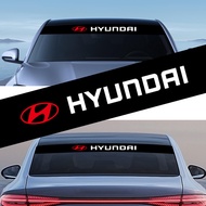 1pcs Car Front Rear Window Sticker Waterproof Sunshade Windshield Decal  For Hyundai I10 I30 I20 Son