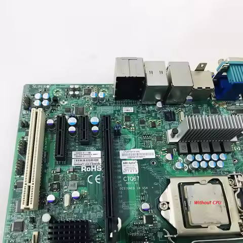 Workstation Motherboard For Supermicro 1155 DDR3 PCI-E 2.0 Support Generation Core i3 i5 i7 Series C