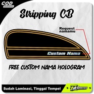 STIKER TANGKI CB POLOS CB BATIK STRIPING CB 125 CB 100 CB GLATIK STIKER