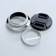 39mm UV Mirror Filter Hood Silver