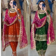 2025 DEC DESIGNER PARTY WEAR LOOK SALWAR SUIT WITH EMBROIDERED WORK SIZE M TO 2XL | GHARARA SUIT |DH