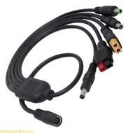 Love Bend Resistant DC7909 Female to XT60 DC5521+DC5525+DC6530 Solar Charging Cable