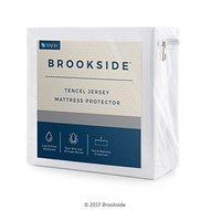 (Brookside) BROOKSIDE TENCEL Jersey Mattress Protector - Soft and Quiet - Hypoallergenic - Waterp...