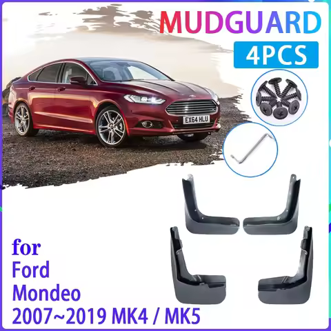4 PCS Car Mud Flaps For Ford Mondeo MK4 MK5 2007~2019 Fusion CD391 Mudguard Splash Guards Fender Mud