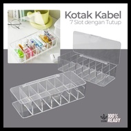Charger Cable Storage Box / Cable Storage Box / Cable Storage Organizer Box