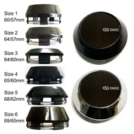 HOSHER 4pc 60mm/64mm/65mm/68mm/69mm  black Enkei logo Sticker  Car Modified Wheel Center Cover Rim H