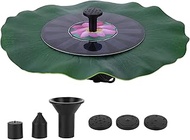 Solar Powered Fountain 7V 1.4W Brushless Motor Water Pump Garden Pool Decor,Easy Installation Compac