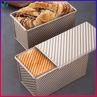 【Ready stock】💮 450g 580g Carbon Steel Baking Cake Mold Rectangle Non-stick Bread Toast Mould Loaf Pa