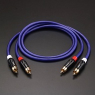 Choseal | สายสัญญาณเสียง RCA 2 เส้นสำหรับเชื่อมต่อ CD Subwoofer ลำโพง