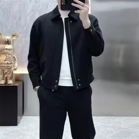 Autumn Winter New Korean Style Trendy Handsome Japanese Lapel Jacket Loose Handsome Casual Suit for 