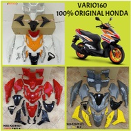 VARIO160💯ORIGINAL HONDA BODY COVER SET - V.RED+PM BLACK (06900-K2S-M10ZA) / YELLOW+SILVER+MATT BLACK