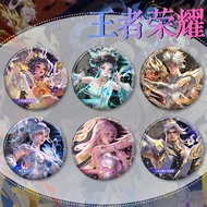 新品上市 王者愿照九天妲己澜蔡文姬虞姬女娲同人周边吧唧徽章挂饰礼物 9.10 New product launch: "The King's Wish Shines on the Nine Heave