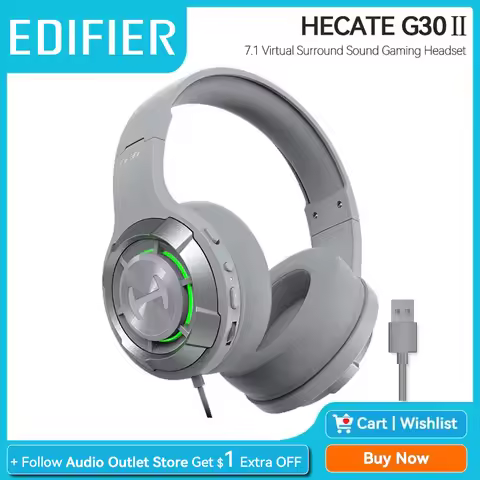 Edifier HECATE G30 II Gaming Headset 7.1 Virtual Surround Sound Wired USB Headphone with Microphone 