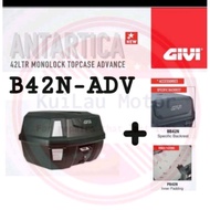 GIVI BOX B42N ADV 42LITER ANTARTICA MONOLOCK TOP BOX