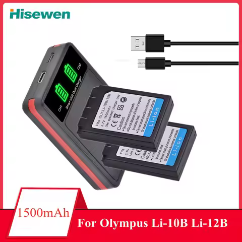 Li-10B Li-12B Li12B Li10B Battery+Dual Charger for Olympus u-300 400 410 500 600 800 810 1000 C-760 