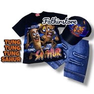 ANOMALI TUNG TUNG SAHUR CHILDREN'S CLOTHES AGES 1-10 YEARS BOYS AND GIRLS CAN WEAR TUNG SAHUR HAT Ts