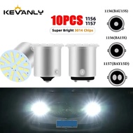10PCS 1156 BA15S 1157BAY15D Mentol LED 22SMD Canbus Lampu Kereta Brek Lampu Belakang Lampu Parkir La