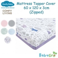 Comfy Living / Comfy Baby Travel Mattress Set Topper Cover Bedsheet 60x120x3cm