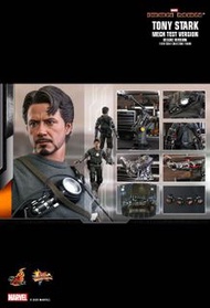 Hottoys 1/6 MMS582 復仇者聯盟 鐵甲奇俠 鋼鐵俠 IRON MAN TONY STARK (MECH TEST VERSION) (DELUXE VERSION) Figure 玩具