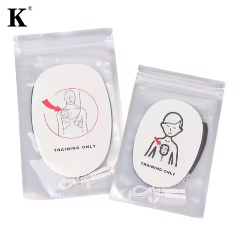 2PCS First Aid Training Replacement Pads AED Training Device Patches Adult Training Universal Traine