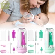 Travel Electric Baby Bottle Brush Set Rechargeable Bottle Brush Cleaner Set with Silicone Nipple/Straw Brush Bottle Brush for Baby Bottles SHOPABC6596