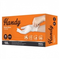 Frog Nitrile Gloves M White 100 Sheets