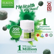 [Official Store] Elken Spirulina Tablet (350 Tablets x 200mg) Superfood Lengkap Semula Jadi untuk Ke